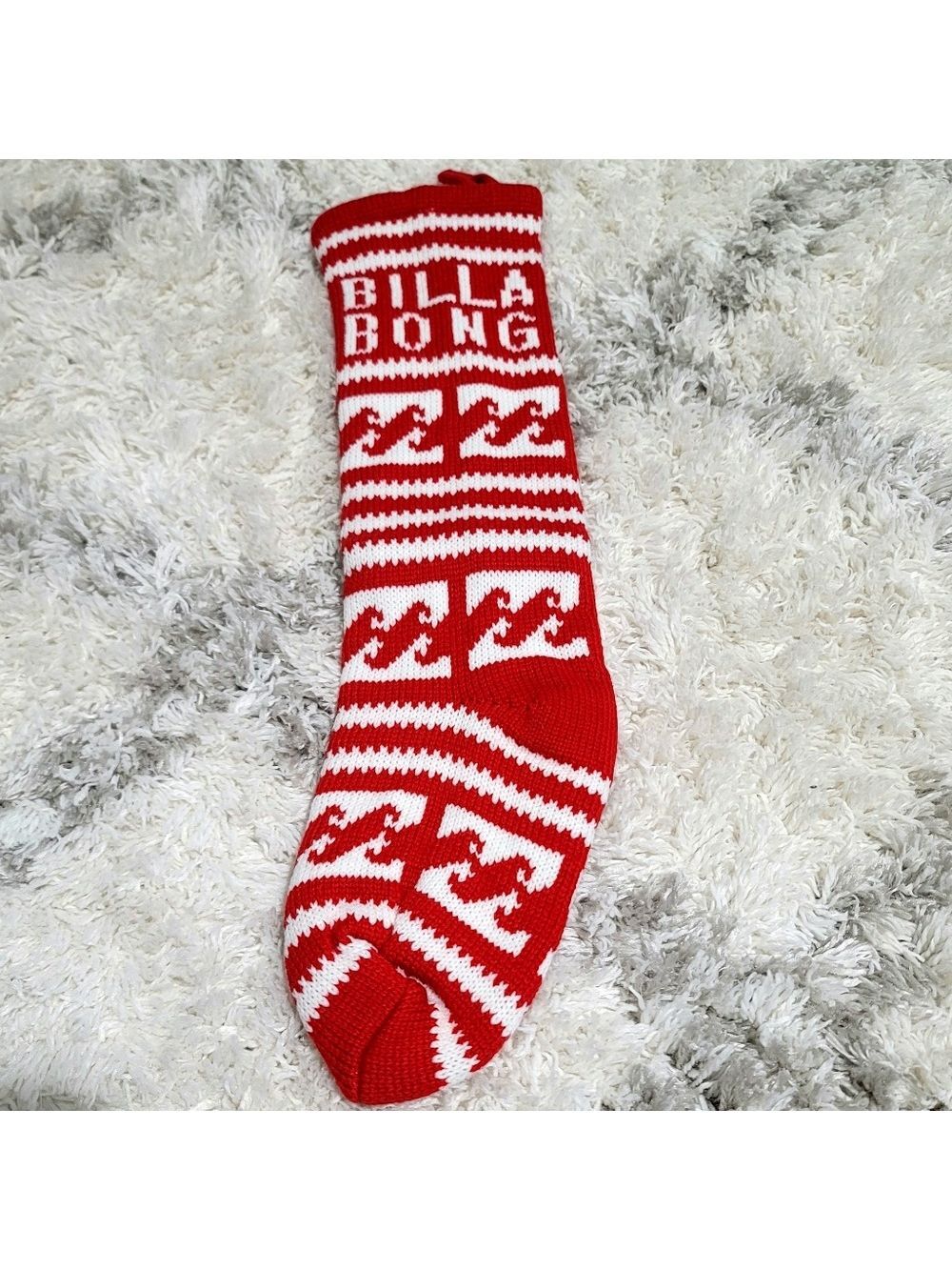 Vintage Billabong Christmas Festive Surf Waves Stocking